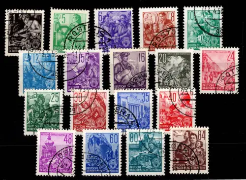 DDR 362-379 gestempelt #DAX45