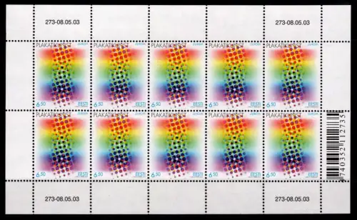 Estland 463 postfrisch Kleinbogen / CEPT #NN800