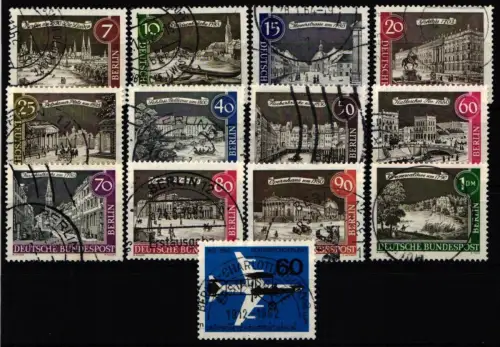Berlin Jahrgang 1962 gestempelt ohne C/D #B-O-1962