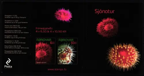 Dänemark Färöer 743-744 postfrisch als Markenheftchen #NO875