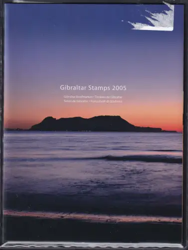 Gibraltar Jahrgang 2005 kpl. postfrisch als Jahresmappe #OM904