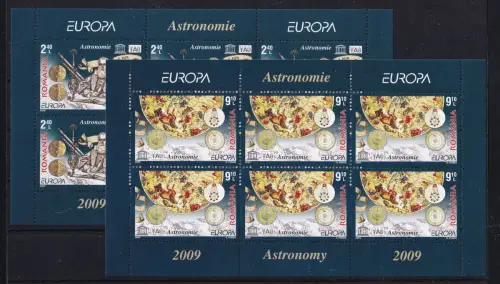 Rumänien 6357-6358 postfrisch als Kleinbögen, Cept #OM924