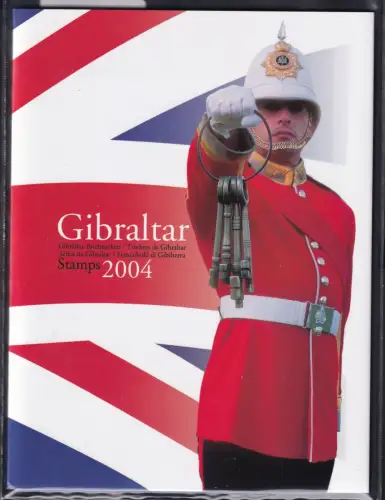 Gibraltar Jahrgang 2004 kpl. postfrisch als Jahresmappe #OM902