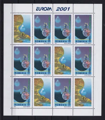 Rumänien 5573 postfrisch als Kleinbogen, Cept #OM963