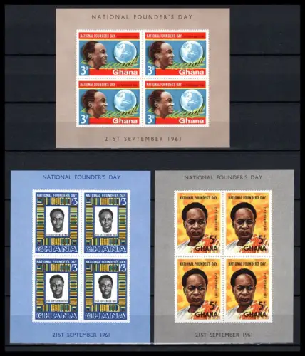 Ghana Block 3-5 postfrisch #OM922