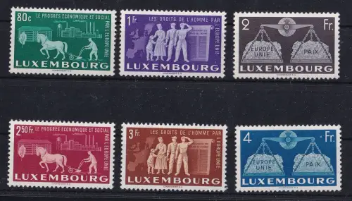Luxemburg 478-483 postfrisch #OM972