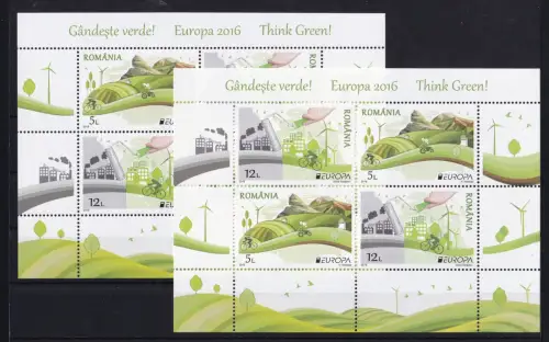 Rumänien Block 666 I+II postfrisch Cept #OM925