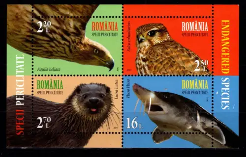 Rumänien Block 700 postfrisch Wildtiere #OM991