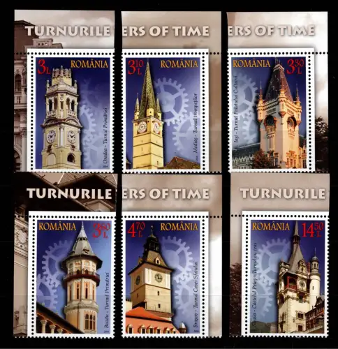 Rumänien 6874-6879 postfrisch #OM982