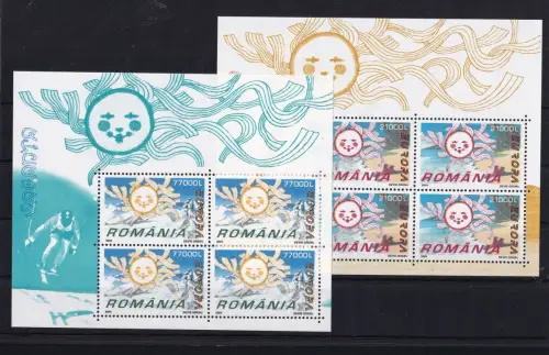 Rumänien 5822-5823 postfrisch als Kleinbögen, Cept #OM956