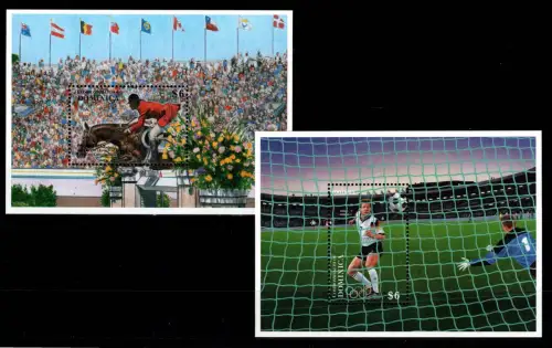 Dominica Block 288-289 postfrisch Olympia #OM995