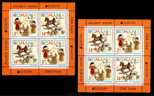 Rumänien Block 624 I+II postfrisch Cept #OM985