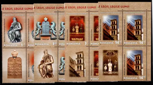 Rumänien 6736-6739 postfrisch als 3er Blöcke #OM973