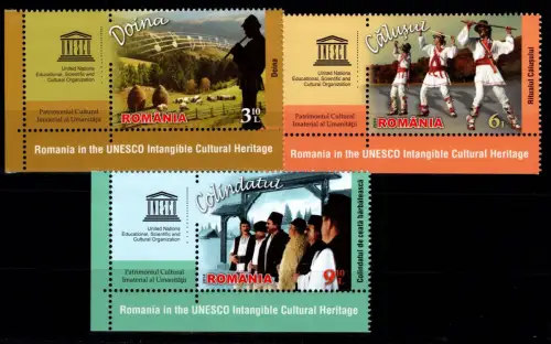 Rumänien 6843-6845 postfrisch #OM981