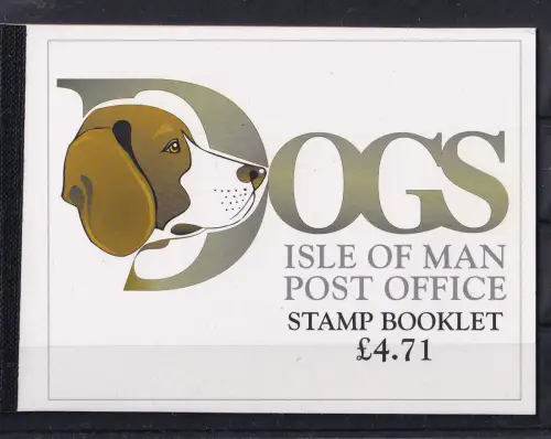 Isle of Man Markenheftchen 37 postfrisch Hunde #OM969