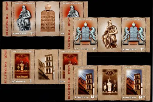 Rumänien 6736-6739 ZW postfrisch #OM975
