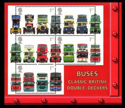 Großbritannien Block 11 postfrisch Bus #OE397