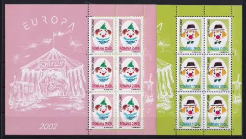 Rumänien 5657-5658 postfrisch als Kleinbögen, Cept #OM939