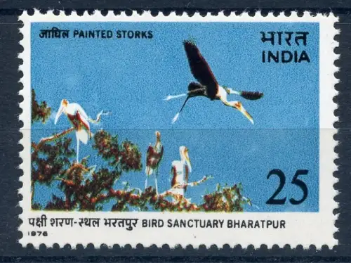 Indien 667 postfrisch Störche/ Vögel #JC562