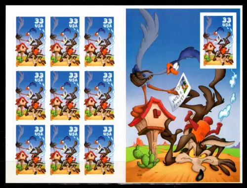 USA 3287 postfrisch als Folienblatt #NI760