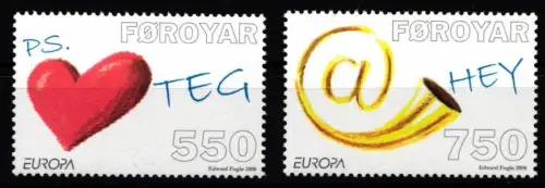 Dänemark Färöer 638-639 postfrisch #NP821