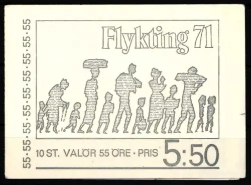 Schweden 705 D postfrisch als Markenheft #NB931