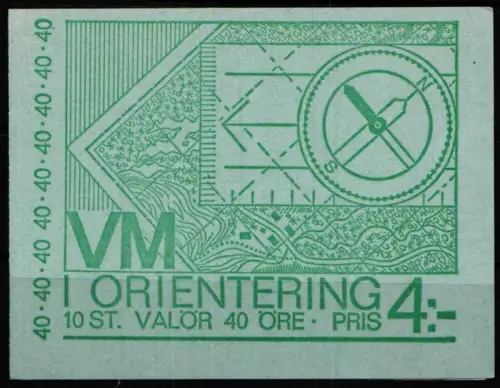 Schweden 616 postfrisch als Markenheftchen #NQ180