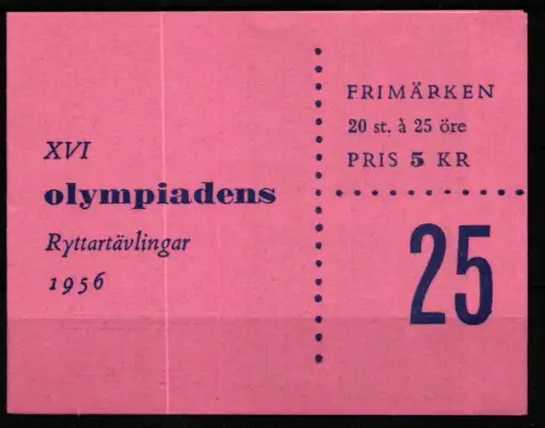 Schweden 414 D postfrisch als Markenheft #NT670