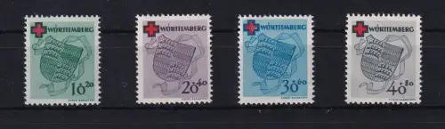 Fr. Zone Württemberg 40-43 postfrisch #ON533