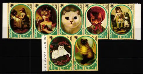 São Tomé und Príncipe 730 A-736 A postfrisch Kleinbogen #HV802