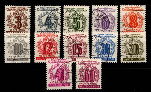 SBZ 138-149 gestempelt #DBR51