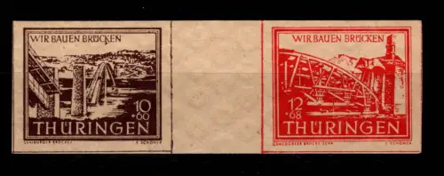 SBZ W Zd 1 a y postfrisch #DBR50