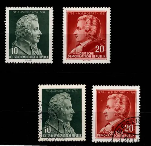 DDR 510-511 postfrisch und gestempelt #DBR57