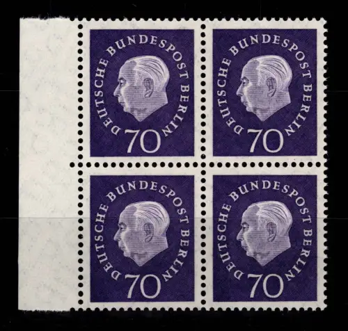 Berlin 186 SR postfrisch im 4er Block #DBS04