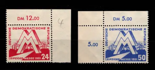 DDR 282-283 postfrisch vom Eckrand #DBR76