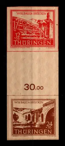 SBZ SZd 2 a y postfrisch #DBR49