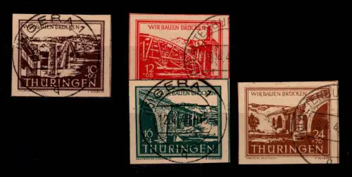 SBZ 112-115 gestempelt #DBR45