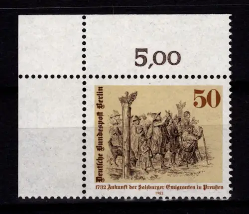 Berlin 667 Ecke 1 postfrisch #DBR96