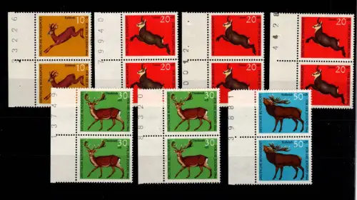 BRD Bund 511-514 postfrisch Lot senkr. Paare mit Bogenrandnummer #DBR80