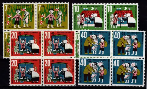 BRD Bund 369-372 postfrisch im 4er Block #DBS24