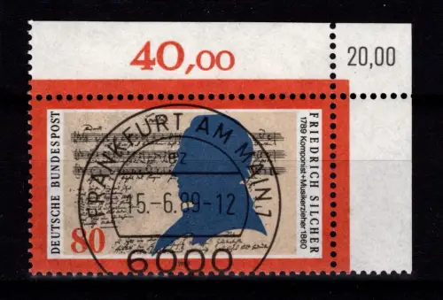 BRD Bund 1425 gestempelt KBWZ #DBS28