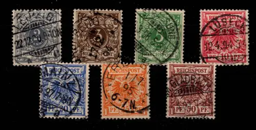 Deutsches Reich 45-50 gestempelt #DCF05