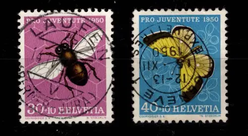 Schweiz 553-554 gestempelt Pro Juventute #DCE98