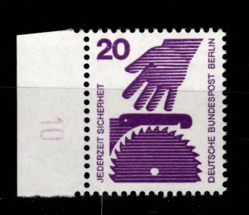 Berlin 404 DZ 10 postfrisch Druckerzeichen #DCE11