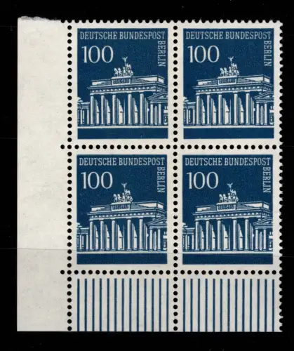 Berlin 290 im 4er Block Ecke 3 postfrisch #DCE18