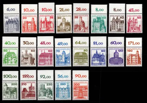 Berlin Burgen + Schlösser Lot ex 532-677 OR postfrisch komplett #DCE80