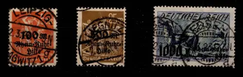 Deutsches Reich 258-260 gestempelt #DCF26