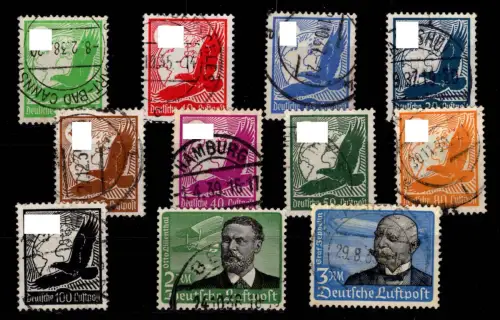 Deutsches Reich 529-539 gestempelt #DCF45