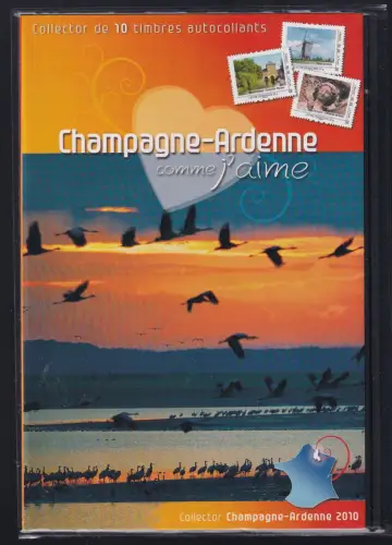 Frankreich 10x 20 g lettres postfrisch Kollektion Champagne-Ardenne 2010 #DCG13