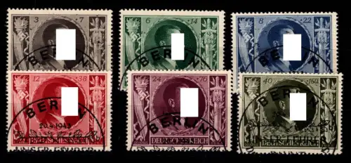 Deutsches Reich 844-849 gestempelt #DCF75